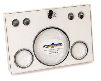 1957 Instrument Cluster Pieces (Chrome)