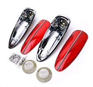 1958-60 Corvette Tail Light Assemblies - Pair