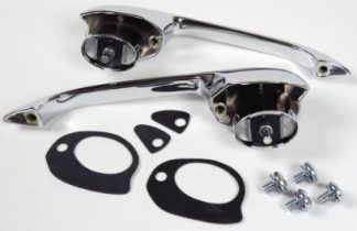 1955-1957 Chevy 4 Door Hardtop Rear Door Exterior Door Handle Pair