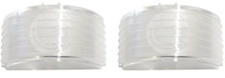 1955 Chevy Back Up Tail Light Lens Pair