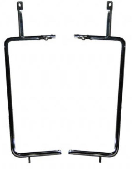 1955-1957 Chevy Sedan Vent Window Inner Frames Pair