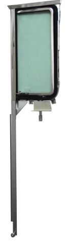 1955-1957 Chevy Nomad Vent Window Assembly Tinted LH