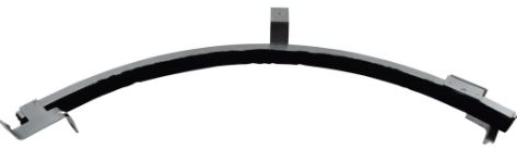 1955-1957 Chevy Convertible Quarter Window Guide Track LH