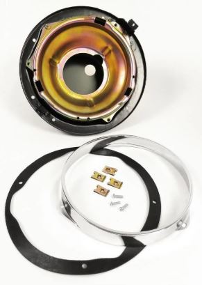 1955 Chevy Head Light Bucket Assembly W/O Bulb, (4 pieces)