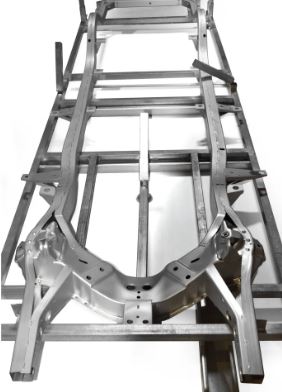 1957 Chevrolet 2 & 4 Door Sedan Chassis Frame Assembly