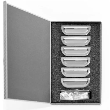 1957 Chevrolet Fender Louver Set Chrome