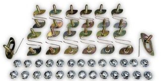 1956 Chevy Bel Air 2 & 4- Door Fender Side Moulding Clip Set