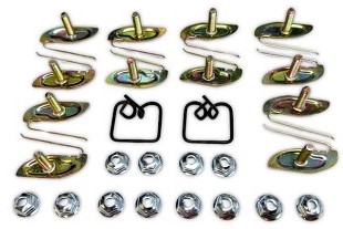 1956 Chevy 210 & 150 2 & 4-Door Fender Side Moulding Clip Set