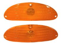 1955 Park Light Lenses - Amber - Pair