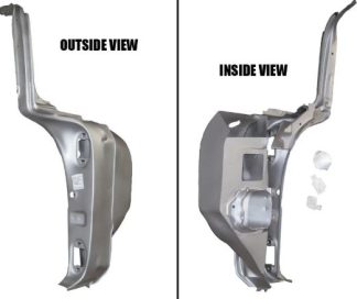 1955-1956 Chevy Convertible w/ Cowl Side Panel RH, Weld Through Primer