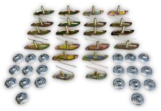 1955 Chevy 210 Quarter Panel Moulding Clip Set