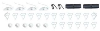 1957 Chevy Bel Air / 210 Upper Quarter Panel Moulding Clip Set