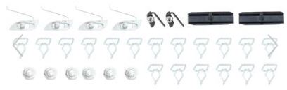 1957 Chevy Bel Air / 210 Upper Quarter Panel Moulding Clip Set