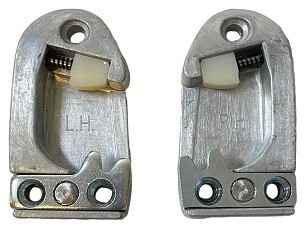 1955-60 Chevy Door Latch Stricker Plates - Pair